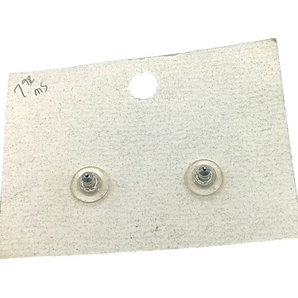 Sheridan Pewter Handcrafted Star Stud Earrings Vintage Artisan Metalwork - Picture 2 of 2